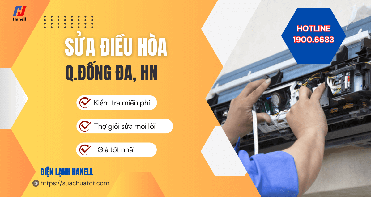Sửa điều hòa Đống Đa tại nhà – Hỗ trợ 24/7, thợ đến ngay
